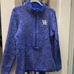 UK Antigua Royal Blue Women's Pullover Half Zip.  EUC